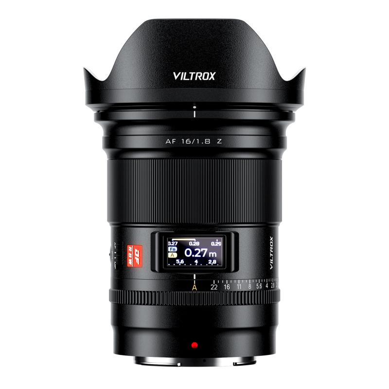 VILTROX AF 16粍 F1.8 Zマウント用 Nikon フルサイズ 超広角 取り替えっこ水晶体 液晶画面付き添い人 ニコン Z5 Z6 Z7 Z7ii Z8 Z8ii Z9 Zf Z30 Z50 Zfc などに相応う