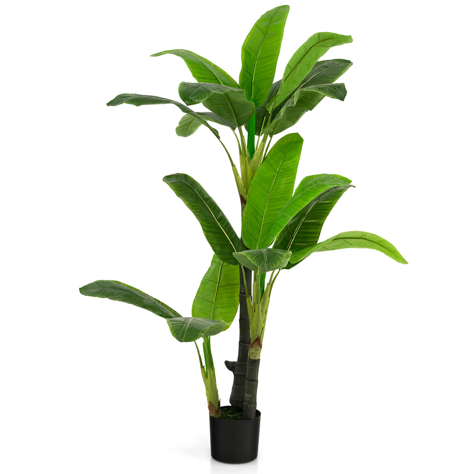フェイクグリーン 大型 高さ150cm 葵の木 人工 観葉植物 フェイク 造花 水やり不要 肥料不要 枯れない インテリア装飾 おしゃれ フェイクツリー