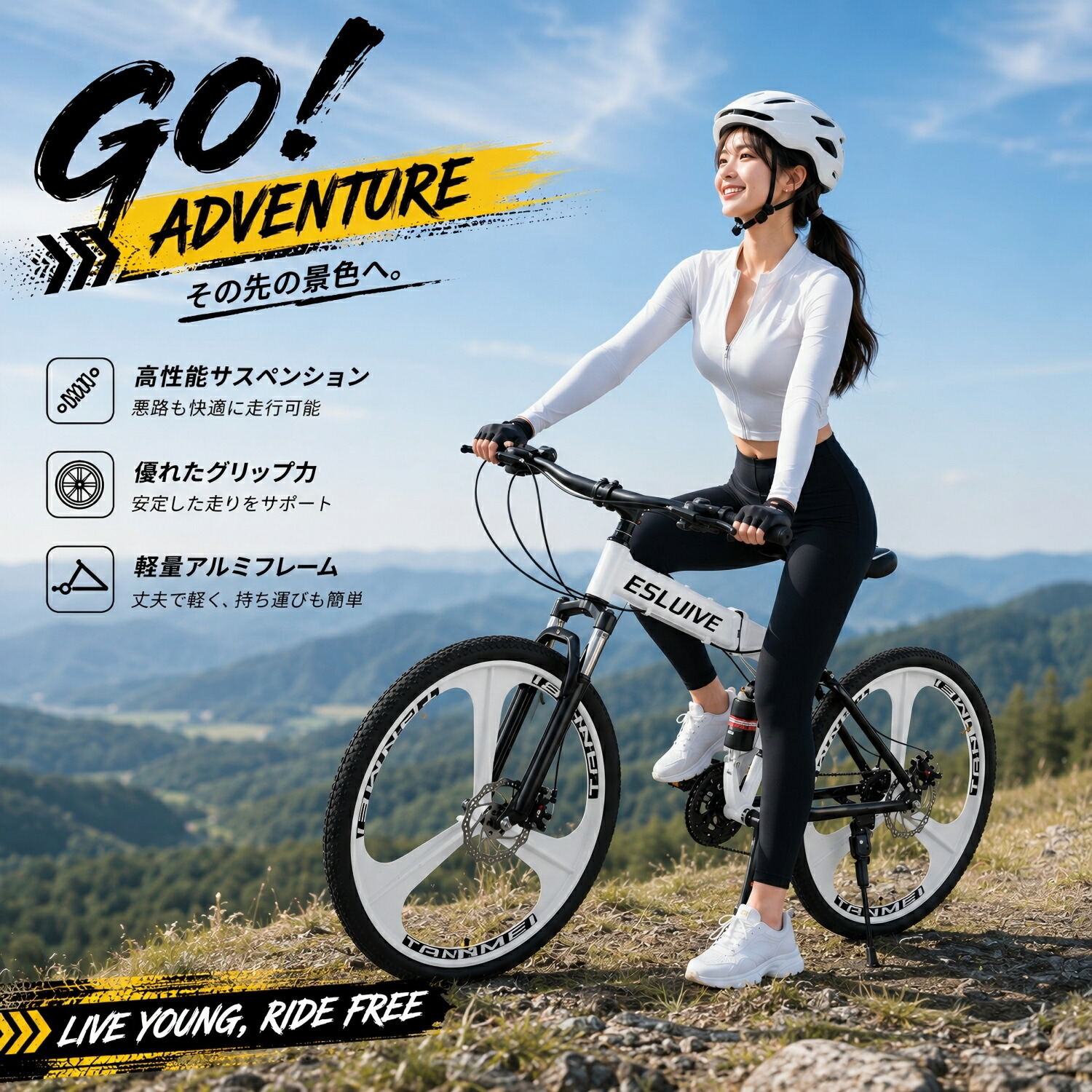 kamelun マウンテンバイク 26in 21段変速 運動競技自動二輪車 はりつけ台自動二輪車 MTB 折りたたみ式 銀輪 自動二輪車 いけ図図しいタイア 軽さ 未経験者 通い 通学 軽銀ひな形 2年引きうける 貨物輸送無料