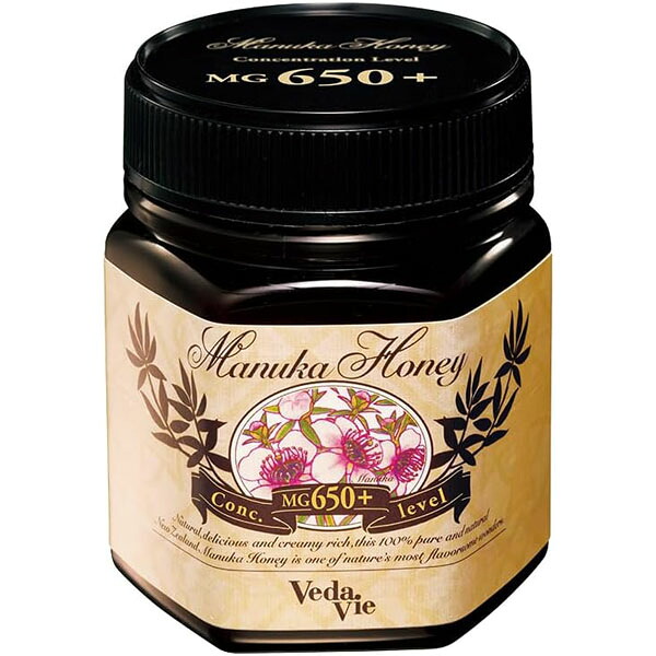 ヴェーダヴィ マヌカハニーMG650+ (250g) 【Veda Vie】【はちみつ】【マヌカハニー】【ニュージーランド】マヌカ【MG650+】