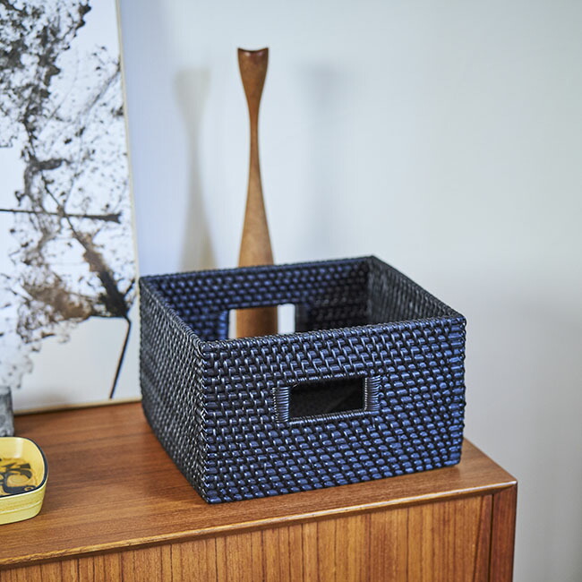 楽天市場】【在庫限り/ ポイント2倍】籐細工/ラタン 収納かご ふた付き