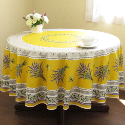 楽天市場】【フランス直輸入】プロバンス撥水加工テーブルクロス（150