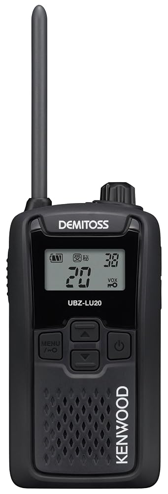 ケンウッド UBZ-LU20B 一種独特小ワット数トランシーバー DEMITOSS(デミトス) 黒いこと(UBZ-LS20Bあと取り機種)