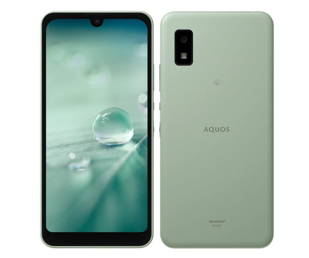 【中古】AQUOS wish 64GB au版 SIMフリー スマホ 本体 SHG06 オリーブグリーン 赤ロム永久保証 Bランク｜coto mono 店