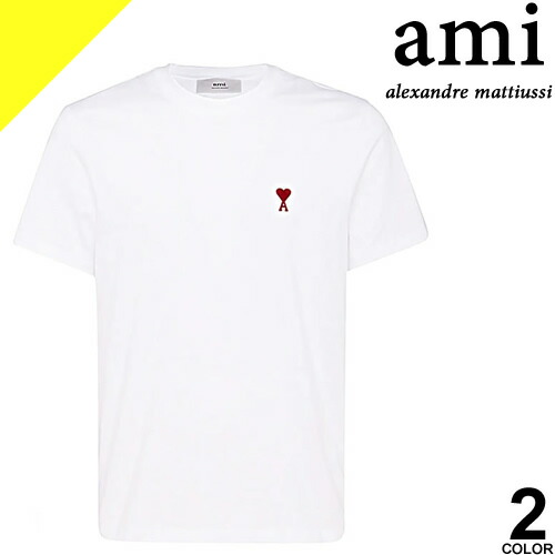 【AMI PARIS】 アミ パリス 半袖 Tシャツ ロゴプリント ☆AMI☆刺繍ロゴhalf t-shirts (KOREA EXCLUSIVE) (AMI PARIS/T