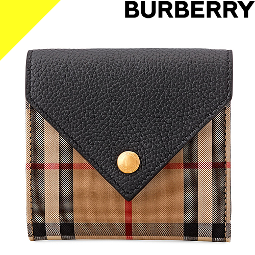 BURBERRY - BURBERRY キャベンディッシュ 長財布 二つ折り チェック柄