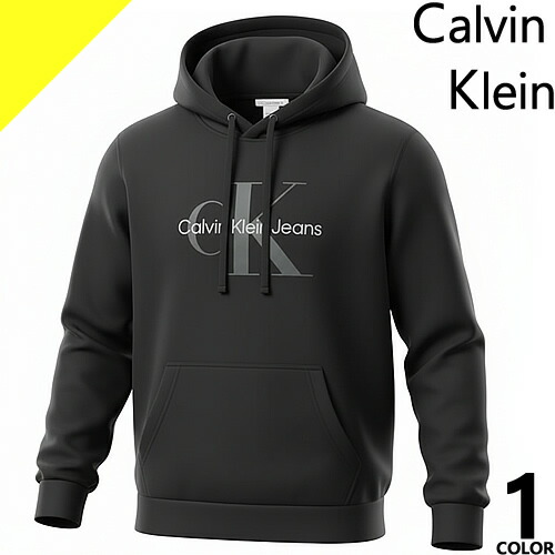   JEANS パーカー　ブラック　カルバンクライン 楽天市場】カルバンクライン パーカー ロゴ 長袖 Calvin Klein