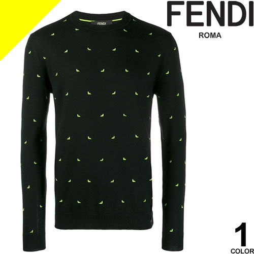 ★FENDI★ロゴパターン★長袖セーター★ブラック★黒 楽天市場】フェンディ FENDI メンズ トップス セーター ニット
