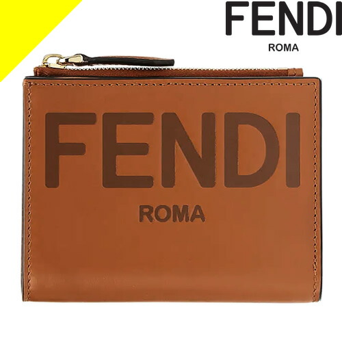 世界を代表する人気ブランド Fendi の二折り財布 注目アイテム Wallet フェンディ 茶色 21年春夏新作 レディース財布 ミニ財布 二つ折り メンズ レディース ローマ 本革 薄い ブランド プレゼント 財布 ロゴ レザー スリム ギフト 茶色 ブラウン Fendi Compact