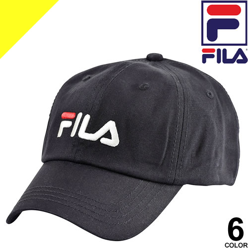 楽天市場 フィラ キャップ メンズ レディース 帽子 ローキャップ ベースボールキャップ 黒 白 ブラック ホワイト ピンク ブルー ブランド 大きいサイズ 大きめ おしゃれ ロゴ 刺繍 コットン Fila ネコポス発送 Cotonas コトナス