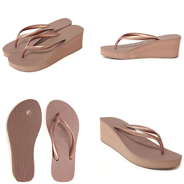 楽天市場 ハワイアナス ビーチサンダル ハイファッション サンダル 厚底 レディース Havaianas High Fashion ビーサン サンダル 歩きやすい Cotonas コトナス