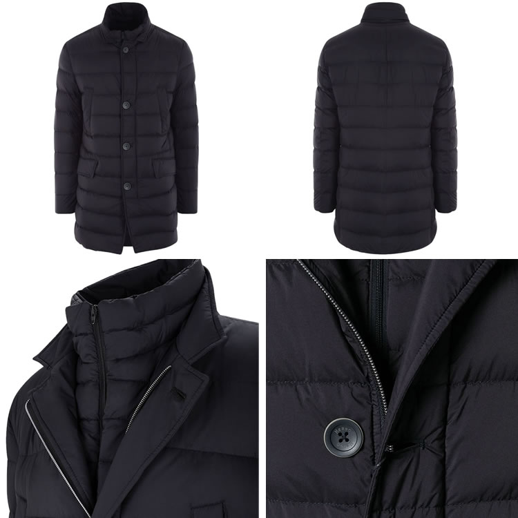 楽天市場 ヘルノ ダウン ダウンコート メンズ ラミナー ゴアテックス ビジネス ロング 大きいサイズ ブランド 防水 軽量 紺色 ネイビー Herno Laminar Gore Tex Pi099ul Cotonas コトナス