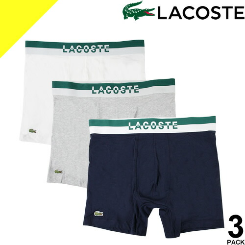 ラコステLACOSTE ボクサーブリーフ パンツ 3枚セット 楽天市場】【3枚組】LACOSTE ラコステ ボクサーブリーフ メンズ