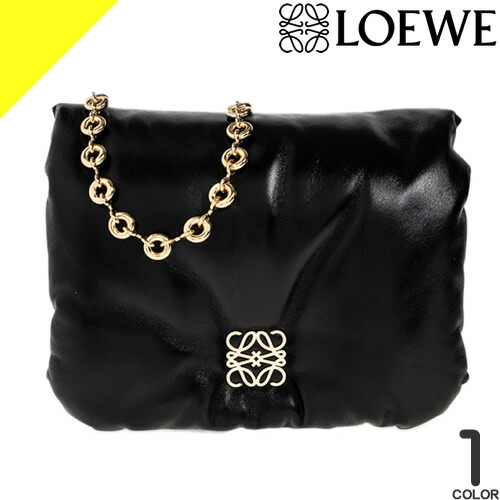 ロエベ アナグラムロゴ ゴヤ ショルダーバッグ ブラック ロエベ アナグラム ゴヤ レザー ショルダーバッグ ブラック ABランク