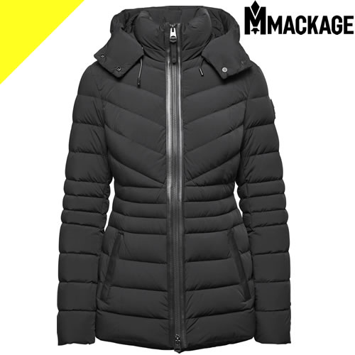 楽天市場】MACKAGE マッカージュ ダウンジャケット PATSY-FR BLACK