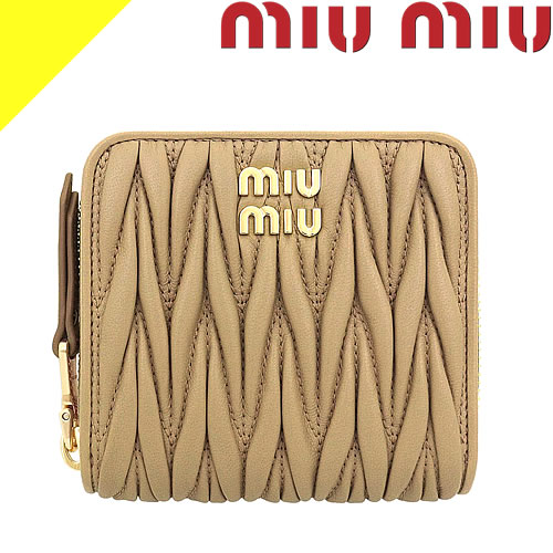 ミュウミュウ MIUMIU 二つ折り財布【お値下げ可能商品⠀】 楽天市場】ミュウミュウ miumiu 財布 二つ折り財布 5MV204 2FPP