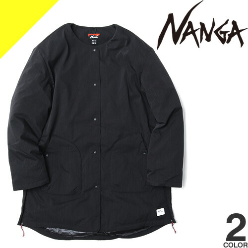 【SALE】ナンガ 落ち込む 落ち込む上衣 ヒノックリップストップ はだ着落ち込む ロングジレー アウター レディース アウトドア 難燃 撥水 防寒 通い 通学 馬鹿でかい大いさ ブランド名 黒 黒いこと カーキ NANGA HINOC RIPSTOP INNER DOWN LONG CARDIGAN W