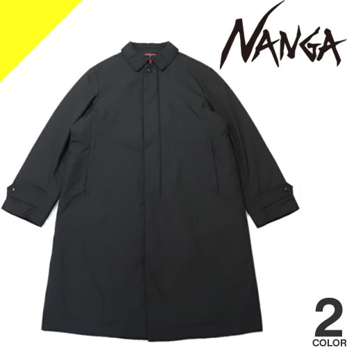 【SALE】ナンガ 打ち倒す バル色合い厚地の外套 打ち倒す厚地の外套 ステンカラー厚地の外套 ロング厚地の外套 アウター メンズ 商行為 心地好い 軽さ 防寒 撥水 通い 通学 途轍も無い大いさ ブランド名 かっこ良い 黒 黒いこと カーキ NANGA コート・ジャケット-メンズファッション