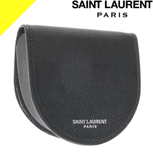 手数料安い サンローラン パリ コインケース 小銭入れ メンズ ブランド 革 本革 小さい 黒 ブラック Saint Laurent Paris Coin Purse Bty0n 1000 超歓迎 Werther Com Br