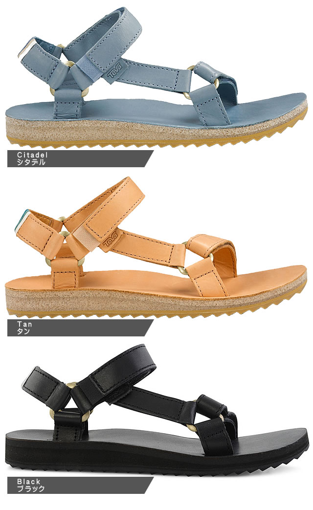 楽天市場 テバ Teva サンダル スポーツサンダル レディース レザー ビーチサンダル 歩きやすい ド定番 おしゃれ Original Universal Crafted Lea 白 黒 Cotonas コトナス
