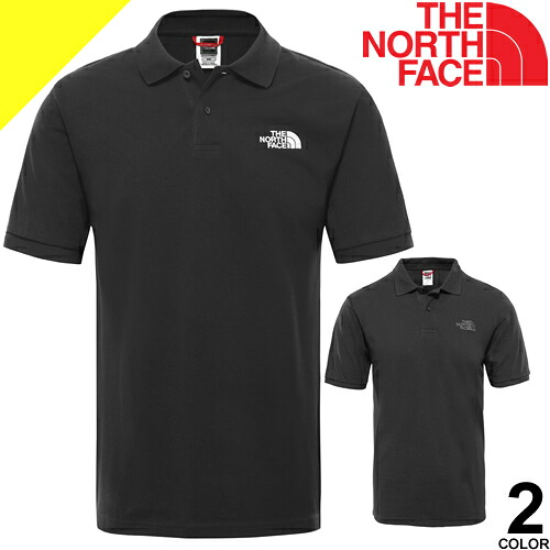 楽天市場 ノースフェイス ポロシャツ メンズ 半袖 ブランド 大きいサイズ おしゃれ 鹿の子 刺繍 ワンポイント ゴルフ テニス 黒 ブラック The North Face Cg71 ネコポス発送 Cotonas コトナス