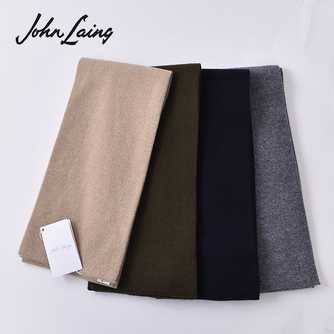 John Laing / Muffler / 100% Pure Cashmereジョンレイン / マフラー / ピュアカシミア 全4色《S-50》｜Cott 14,823円