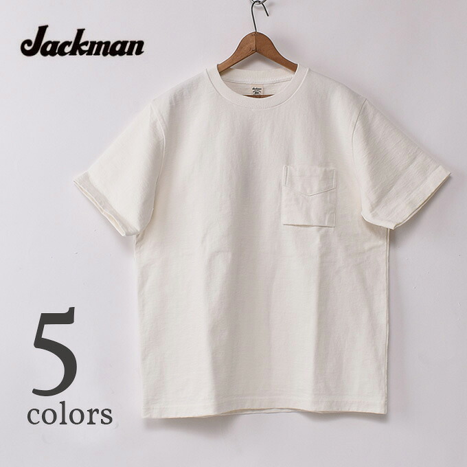 Jackman / Dotsume Pocket T-Shirt (JM5445) ジャックマン / ドツメポケットＴシャツ 全5色