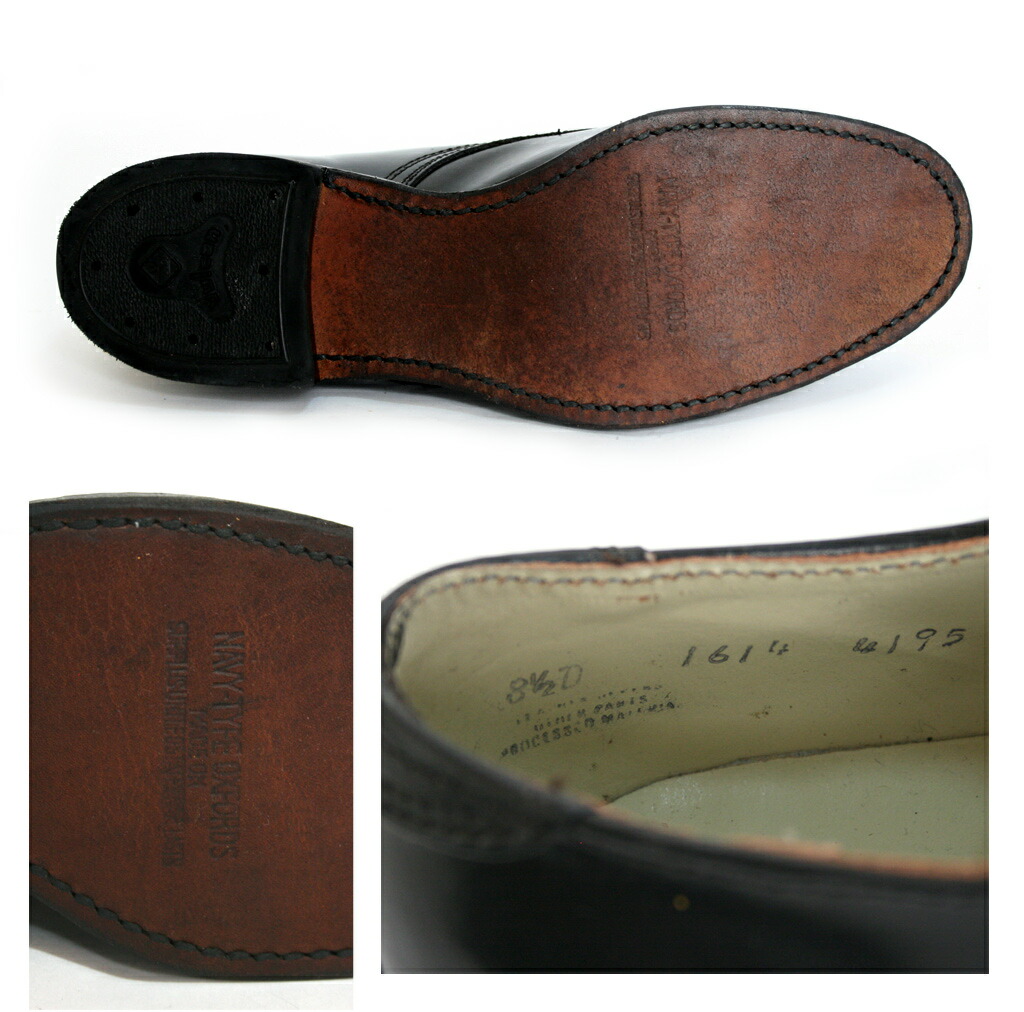 us navy black oxford shoes