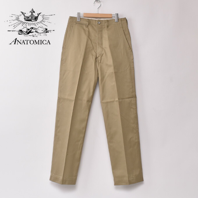 アナトミカ　メンズスラックス　ネイビー　30 新品】アナトミカANATOMICA トリムフィットパンツ(30)ネイビー