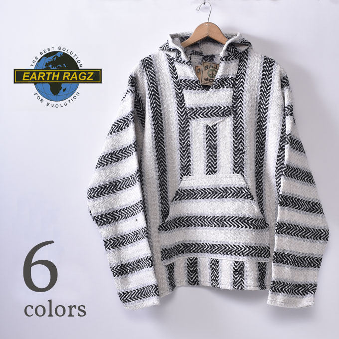 【EARTHRAGZ】アースラグズBAJAJOE（バハジョー）MexicanParkaメキシカンパーカーバハシャツ全6色