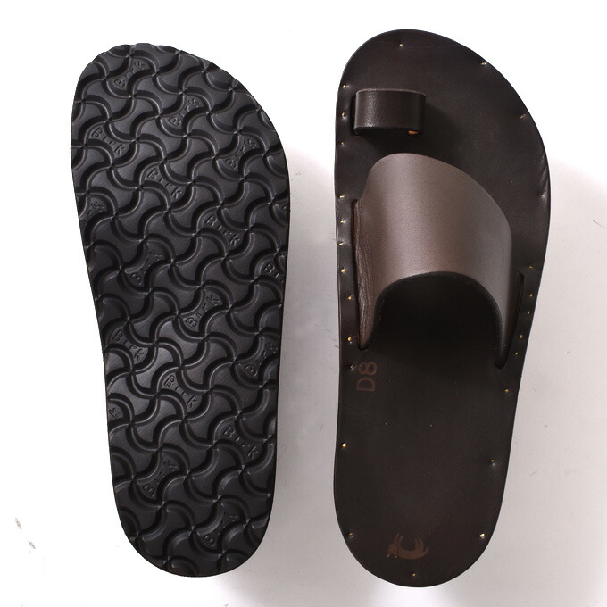 《マスタ待ち》【JUTTANEUMANN】ユッタニューマンALICE/BIRKENSTOCKSOLEアリス/ビルケンシュトックソールラウンドタイプレザーサンダルLATIGOLEATHERラティゴレザーBROWNブラウン