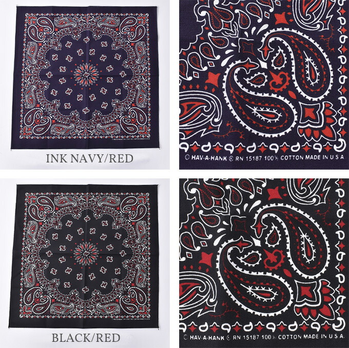 THE BANDANNA COMPANY / HAV-A-HANK / BANDANA / TRADITIONAL PAISLEY