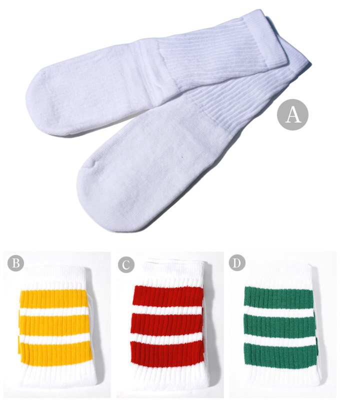 cott Rakuten Global Market Made In the USA skater socks 14 inch tube