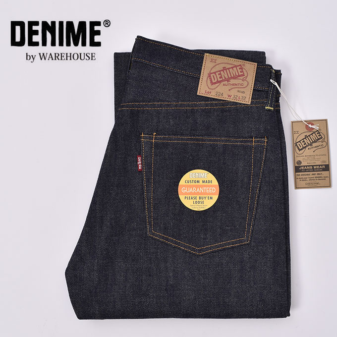 DENIME by WAREHOUSE / Lot 224 (66MODEL) / NONWASH ドゥニーム バイ ウエアハウス / ジーンズ デニム 66モデル / ノンウォッシュ