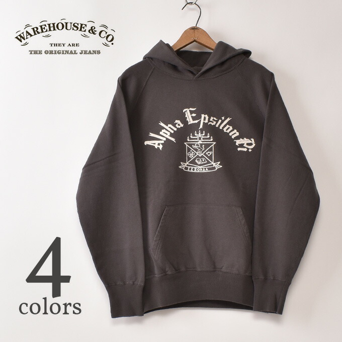 WARE HOUSE / 2ND-HAND Lot 462 ALPHA EPSILION PI SWEAT HOODIE ウエアハウス / セカンドハンド ALPHA EPSILION PI スウェット パーカー 全4色