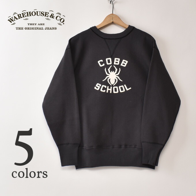 楽天市場】ウェアハウス WAREHOUSE 長袖 クルーネック プリント