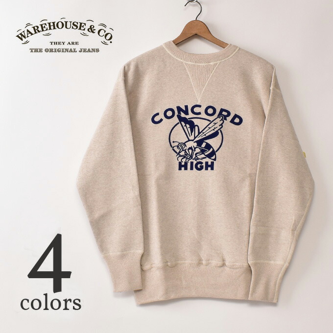 WARE HOUSE / Lot 401 CONCORD CREW NECK SWEAT SHIRTS ウエアハウス / クルーネックスウェット スウェット 全4色
