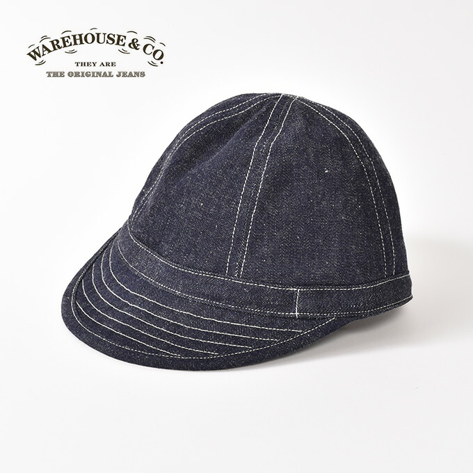 ウエアハウス / Lot 5242 / デニムキャップ / インディゴ ノンウォッシュWAREHOUSE / DENIM CAP / INDIGO NON WASH[ネコポス対応]｜Cott