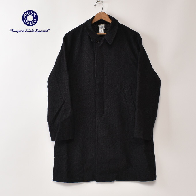★40％OFF SALE！ POST OVERALLS / #3121-BTC USN Utility Coat / basket tweed charcoal ポストオーバーオールズ / USN ユーティリティーコート / バスケットツイード チャコール