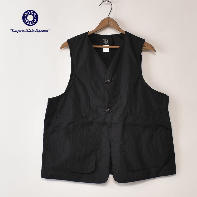 楽天市場】POST OVERALLS / #3503-CNB DEE Vest 2 / crinkle nylon