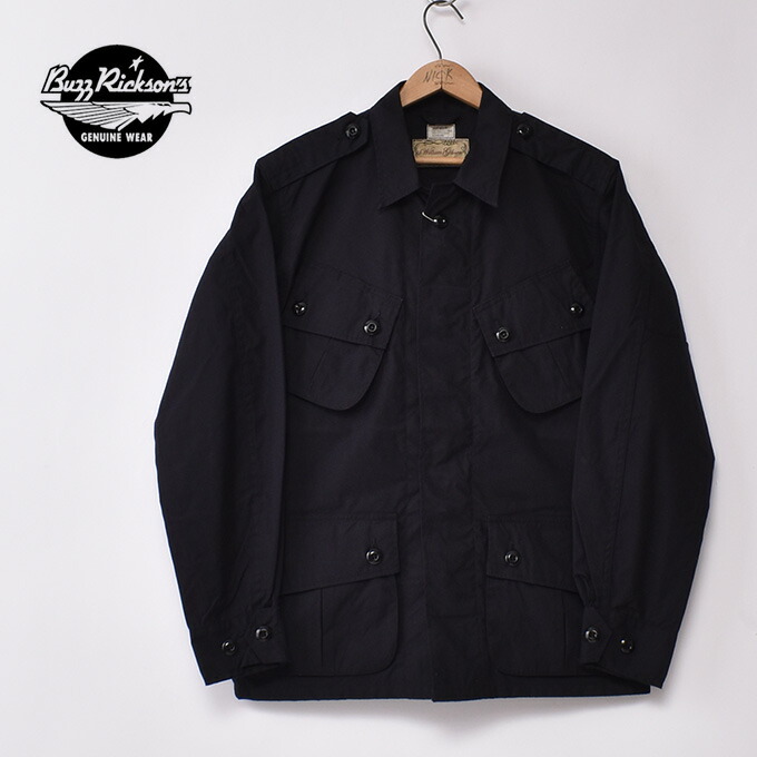 BUZZRICKSON'S / Lot No. BR14975 / WILLIAM GIBSON COLLECTION Type BLACK COMBAT TROPICAL / 01) BLACK バズリクソンズ / ウイリアムギブソンコレクションタイプブラックコンバットトロピカル BDU ジャケット