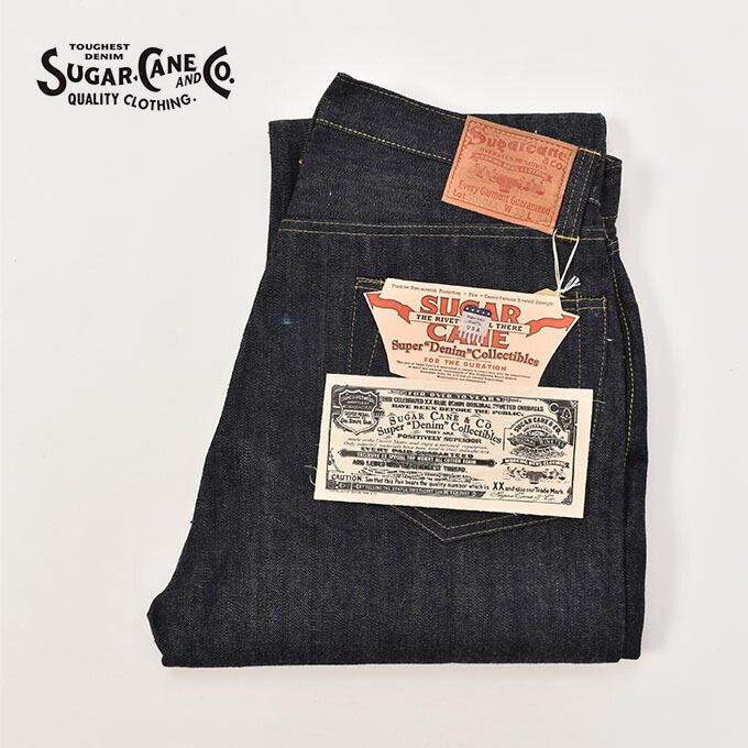 オリエント会社組織 / シュガーケーン ジーンズ デニムSUGAR CANE / Lot No. SC49050-420N NON WASH / Super “Denim” Collectibles #50 14.25薬局衡オンス. BLUE DENIM WAIST OVERALLS “1940s” MODELSIZE33
