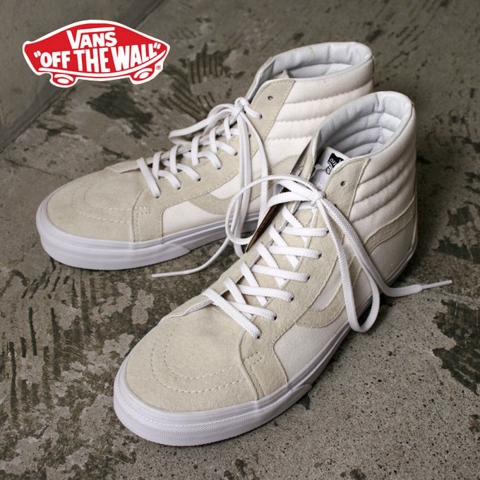 vans sk8 hi white reissue