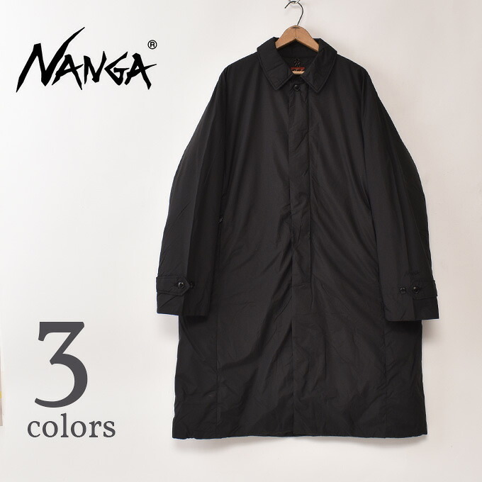 NANGA / DOWN BAL COLLAR COATナンガ / 落ちこむ バル色つや厚地の外套 全3色z10x