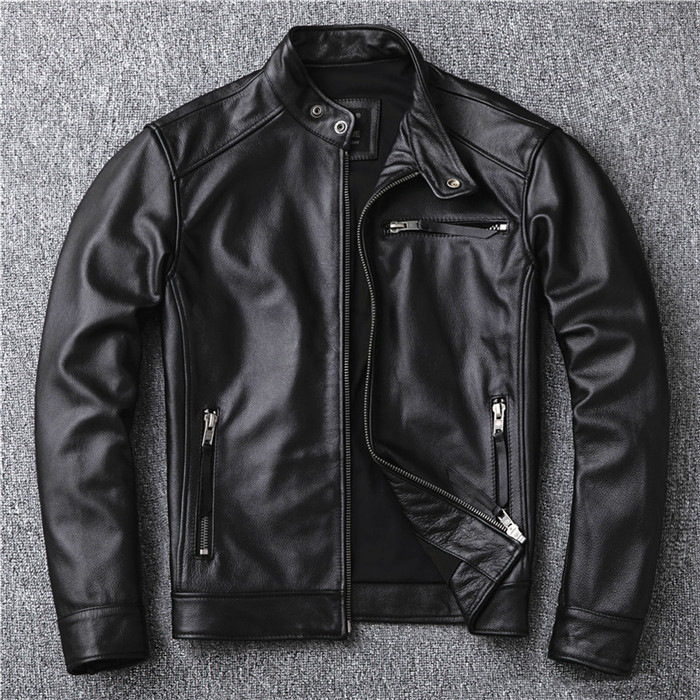 「クーポンで10％オフ」 バイクジャケット 革ジャン 皮ジャン 牛革 本革 真革 牛レザー アウター ライダース ライダースジャケット バイク レザージャケット レトロ風 防風 防寒 レザー お洒落 革ジャン メンズ 大きいサイズ カジュアル