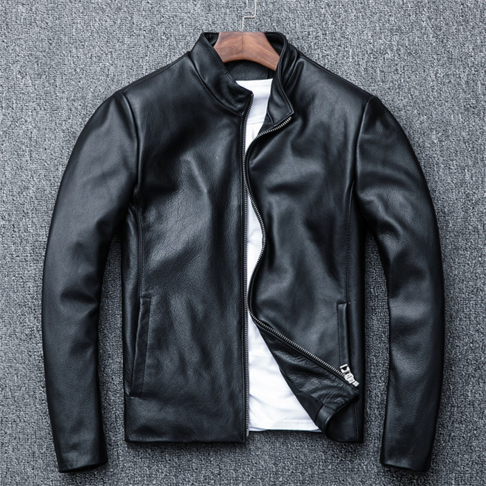 「クーポンで10％オフ」 バイクジャケット 革ジャン 皮ジャン 真革 牛革 本革 牛レザー レザージャケット レトロ風 アウター ライダース ライダースジャケット バイク 防風 防寒 レザー お洒落 革ジャン メンズ 大きいサイズ カジュアル 12,796円