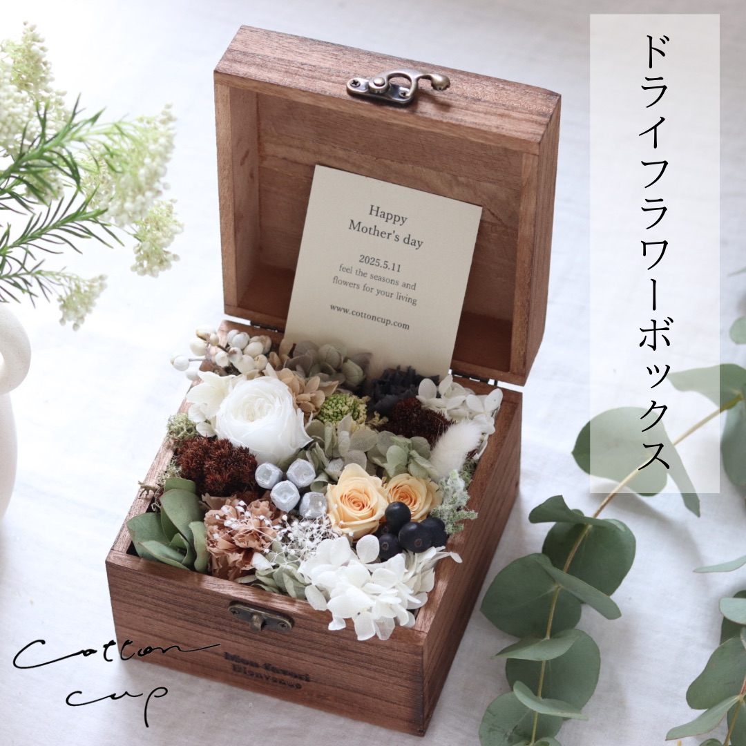 フラワーBOX カーネーション 母の日フラワー 花 ギフト フラワーギフト アレンジメント アレンジ ドライフラワー プレゼント インテリア 花 送料無料 プリザーブドフラワー ナチュラル 結婚 ウエディング 誕生日 開店祝い 入学 卒業 送別 ブリザード