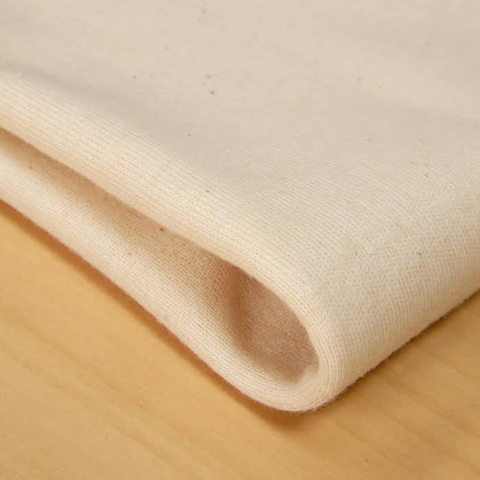 【楽天市場】ニット 生地 布 オーガニックコットン スムースニット ジャージ 生成り 【10cm単位】 切り売り 綿100％ 布地 90cm幅 ...