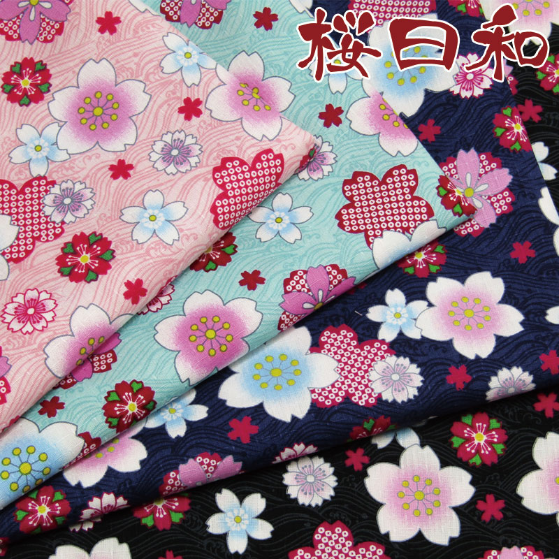 楽天市場】ドビー織 Alps flower 桜日和〜さくらびより（単位50cm）和