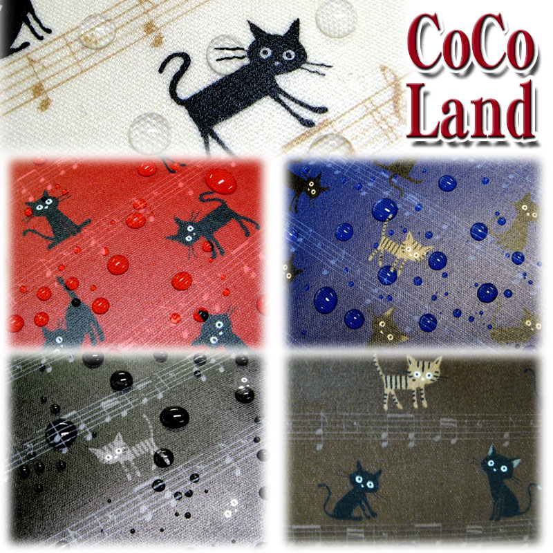 楽天市場】Coco Land音符・五線譜柄キャンバス(単位50cm)ココランド 猫